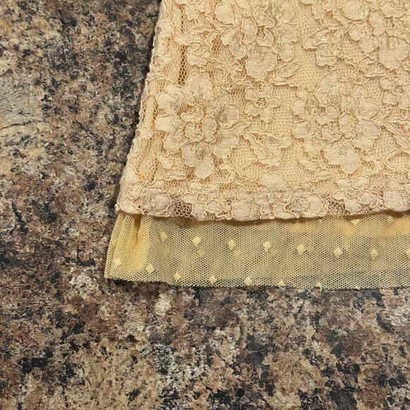 Vintage Tank Top Lace Floral Y2K Cottage Romantic Boho Feminine Minimalist XL - Picture 4 of 6